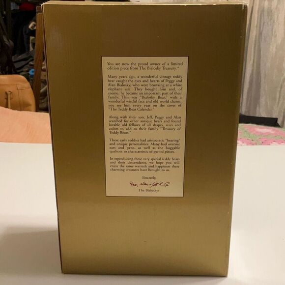 Bialosky Limited Edition Collectable “Charlie” Bedtime Bear. 1997 Vintage - Picture 7 of 10